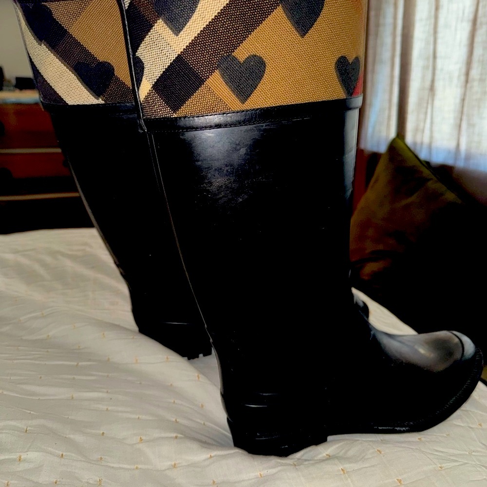 Classic Black Women's Rain Boots